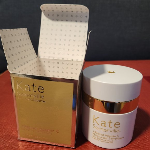 Kate Somerville Retinol Vitamin C Moisturizer – Overnight Face Cream Brightens, - Picture 8 of 8